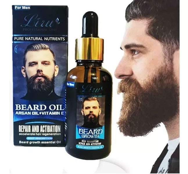 Serum Para Crecimiento De Barba Y Bigote.